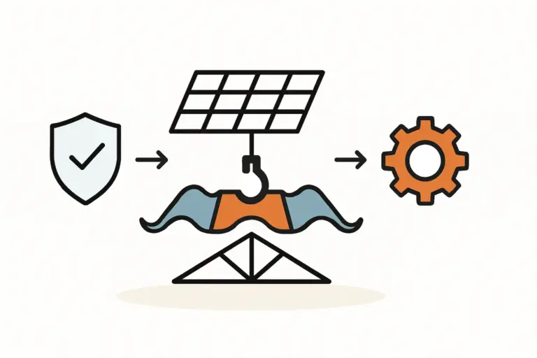 Photovoltaik auf Faserzementdächern sicher montieren