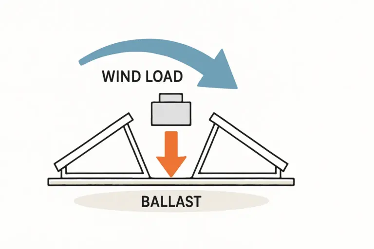 Sichere Montage von Photovoltaik auf Flachdächern