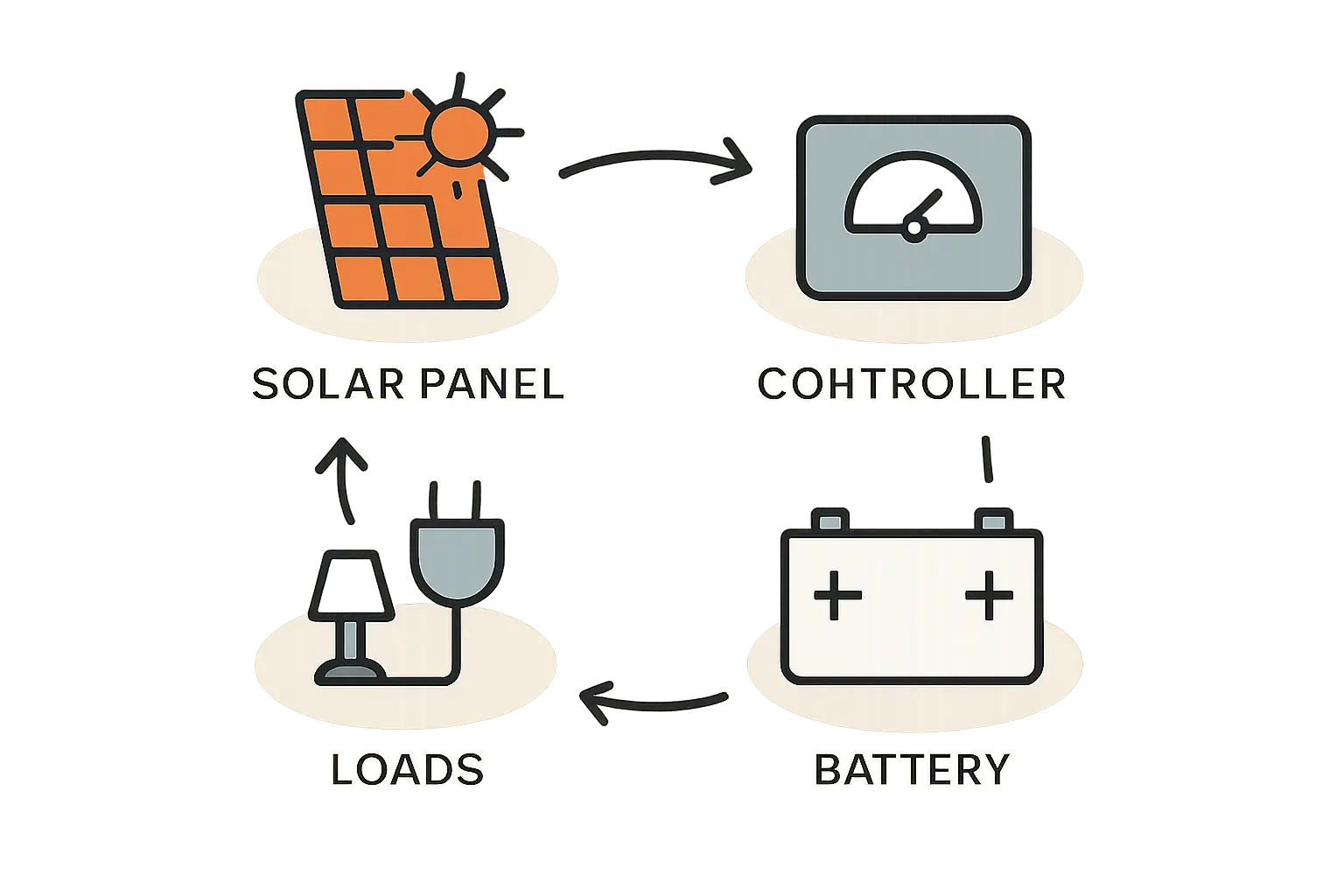 Ein Solarmodul, das dezent an der Außenwand eines hölzernen Hochsitzes im Wald montiert ist. Die Morgensonne scheint darauf.