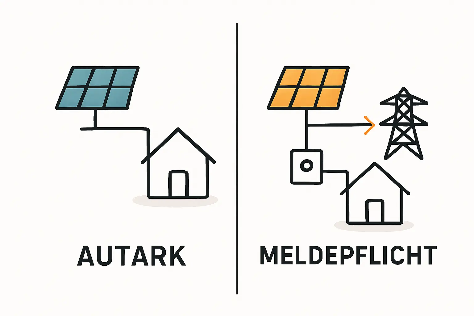 Anmeldepflicht für Photovoltaik-Inselanlagen verstehen