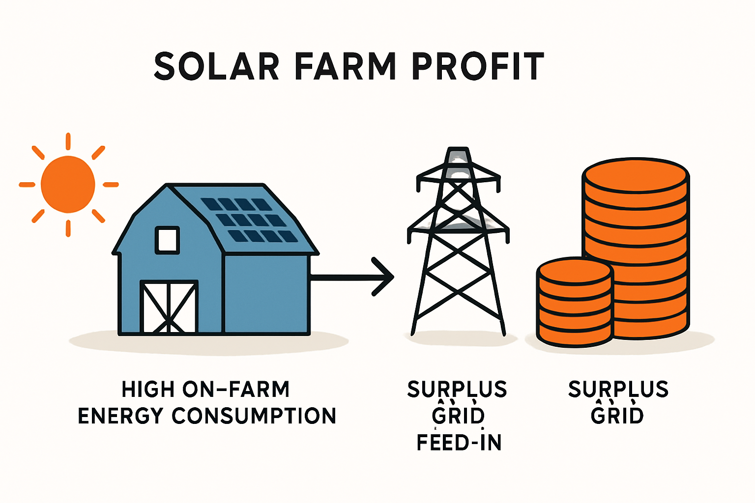 Photovoltaik für landwirtschaftliche Großanlagen Wirtschaftlichkeit und Amortisation
