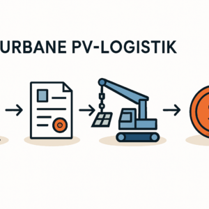 Photovoltaik Logistik in der Innenstadt verstehen
