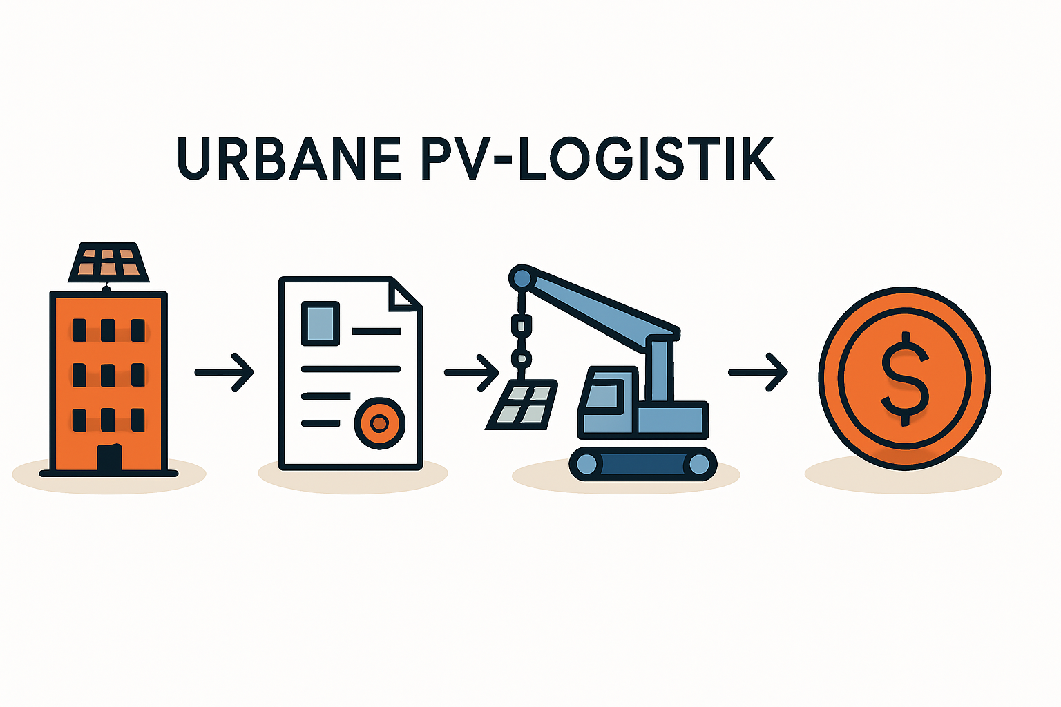 Photovoltaik Logistik in der Innenstadt verstehen
