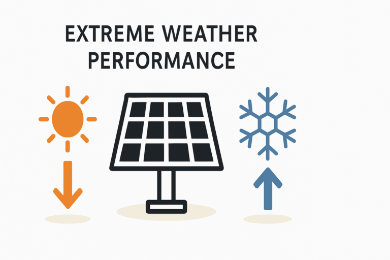 Komponenten für Photovoltaik bei Hitze und Kälte