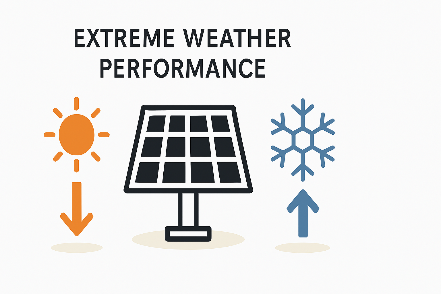 Komponenten für Photovoltaik bei Hitze und Kälte
