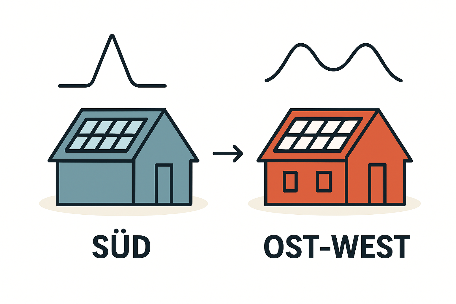 Photovoltaik in der Stadt effektiv nutzen bei Reihenhäusern