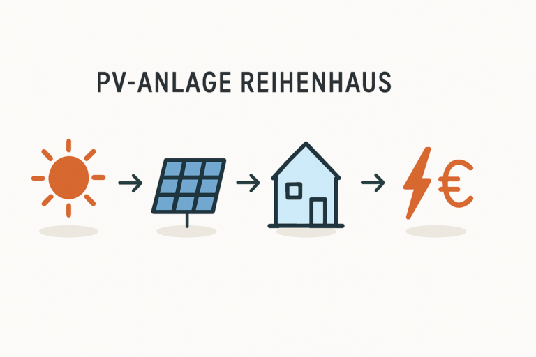 Photovoltaik Komplettanlage für Reihenhaus Kosten und Größe
