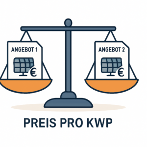 Preis pro kWp bei Angebotsänderungen verstehen
