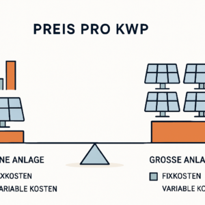 Warum kleine PV-Anlagen teurer pro kWp sind