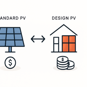 Preisaufschlag für farbige und integrierte Solarmodule