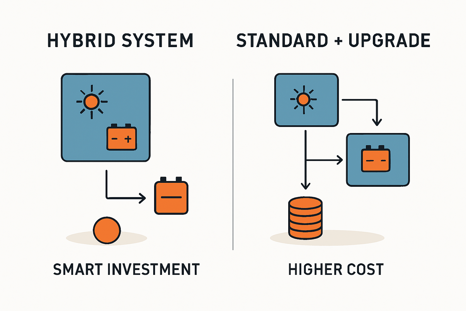 Preise für speicherbereite PV-Anlagen mit Hybrid-Wechselrichter