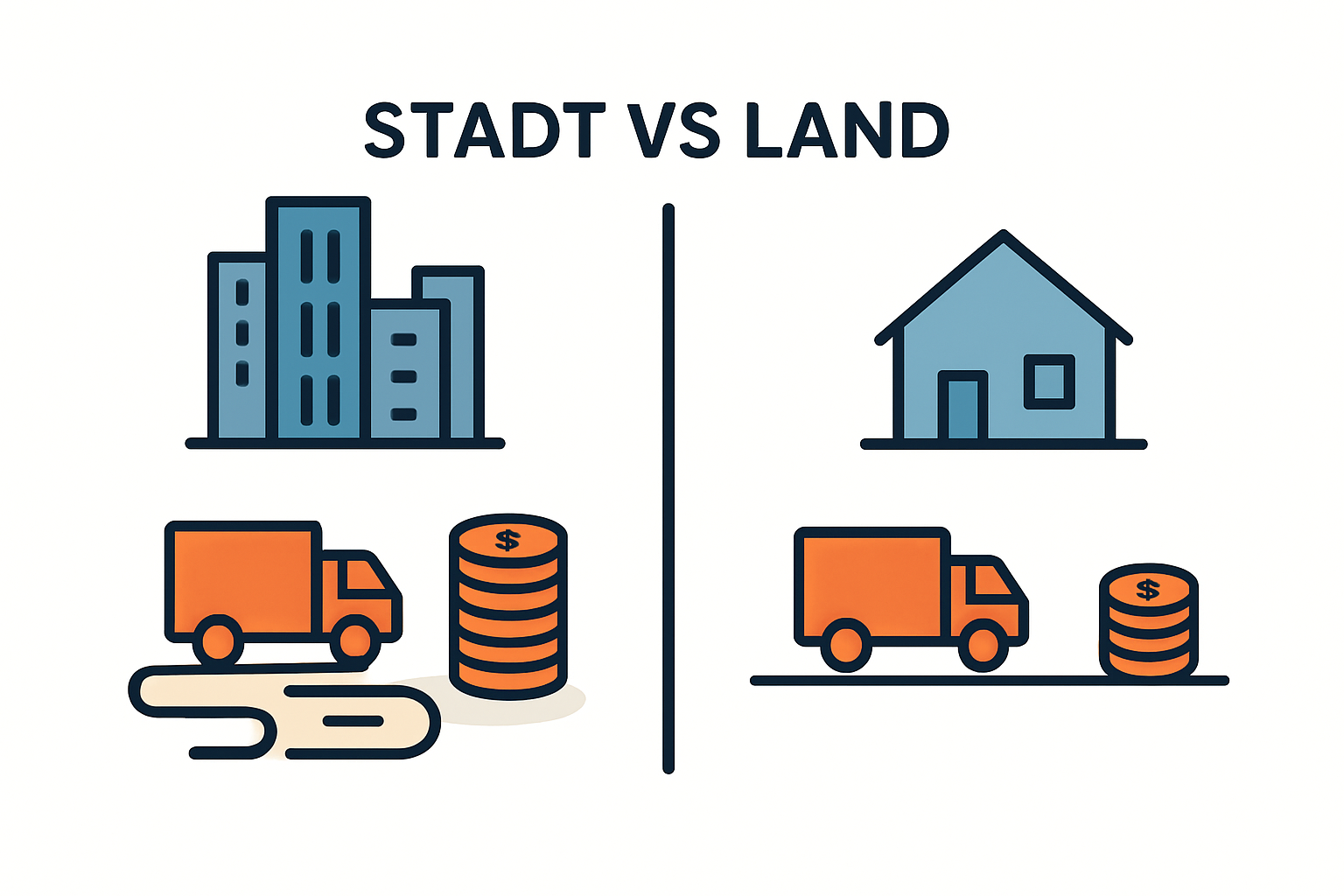 Preisvergleich PV-Anlage Stadt und Land Unterschiede