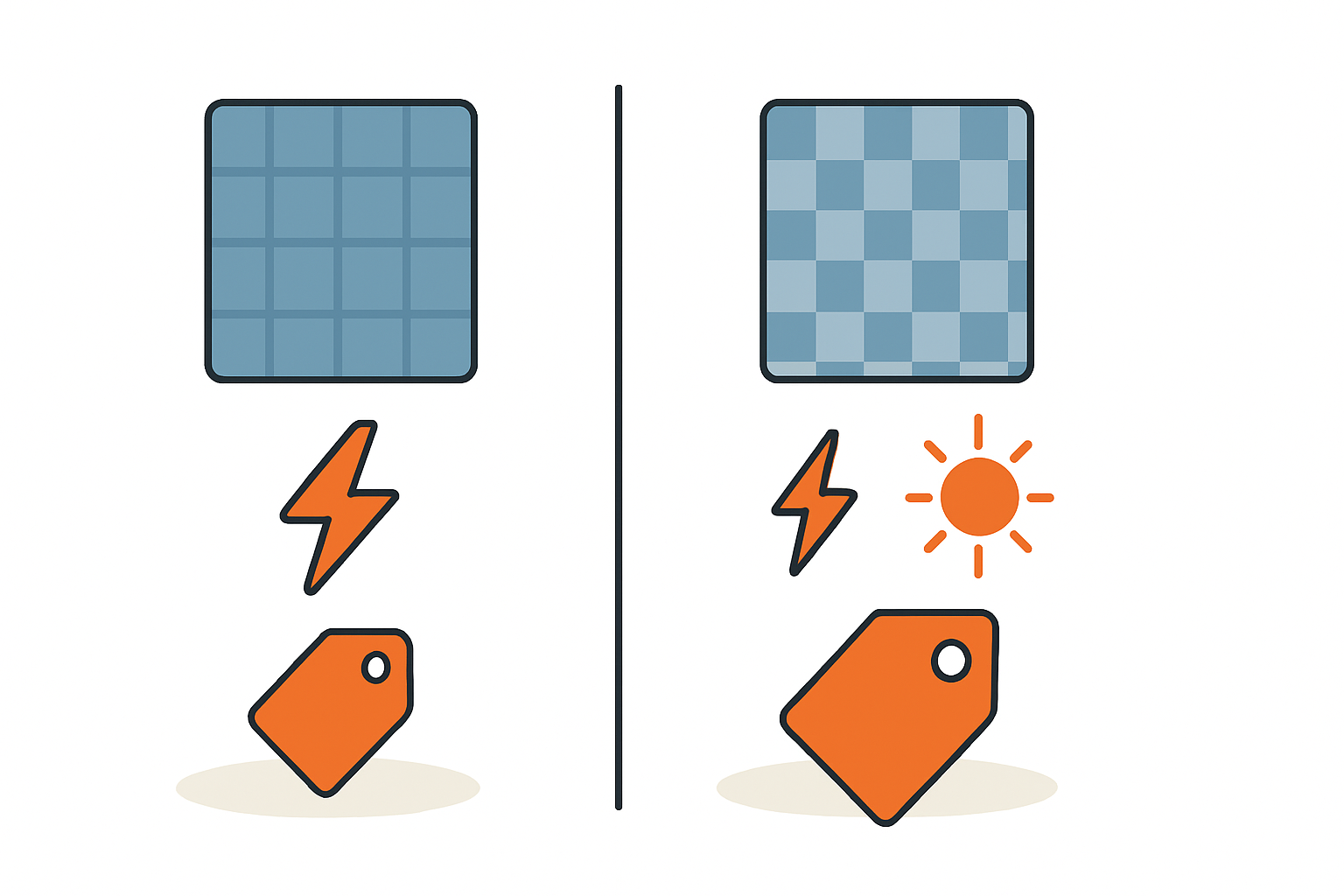 Preisvergleich transparente Solarmodule für Vordächer und Wintergärten