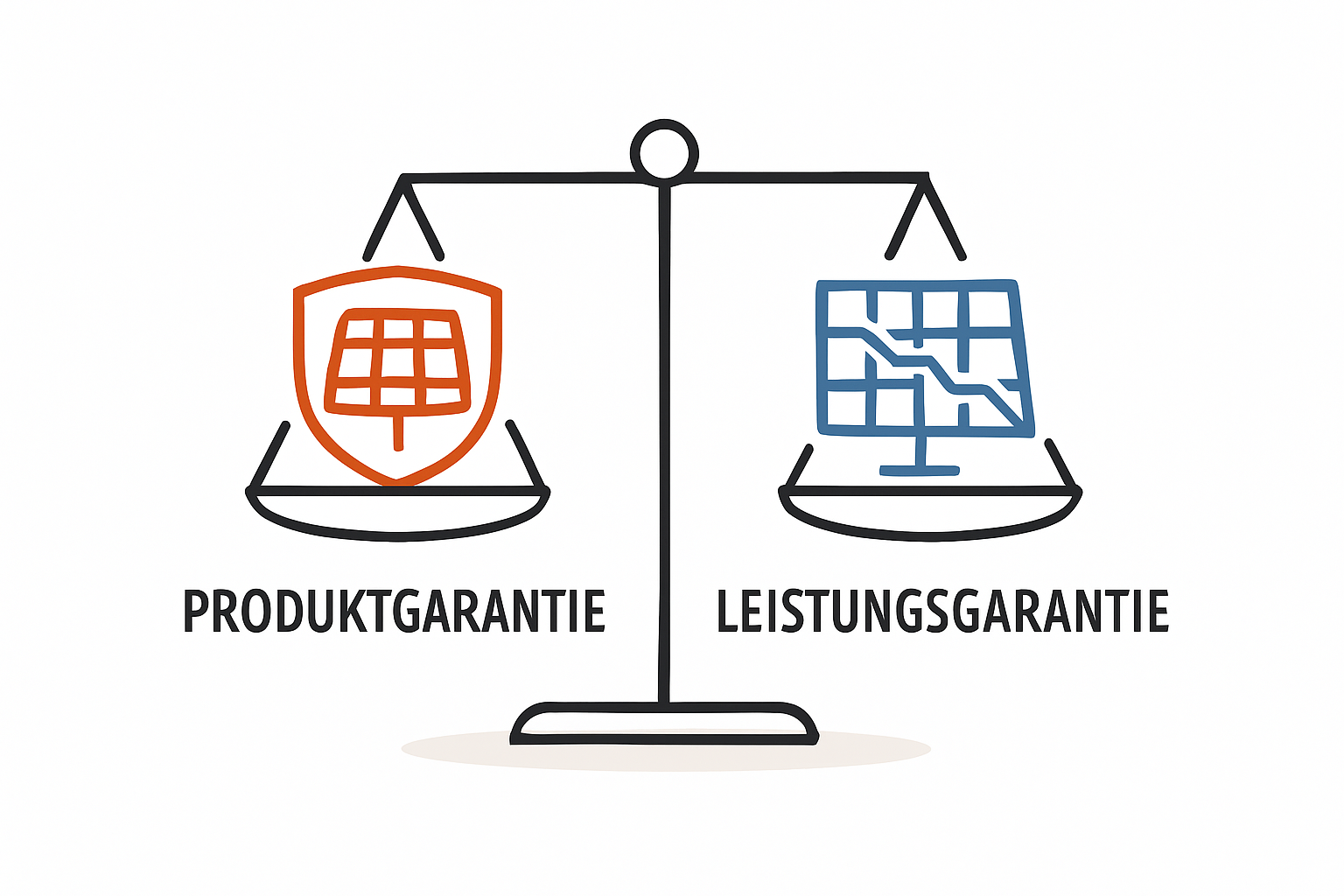 Produktgarantie und Leistungsgarantie im PV-Angebot verstehen