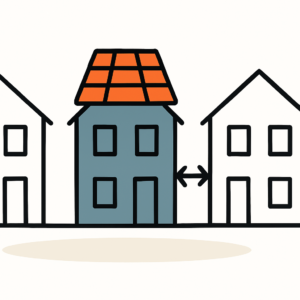 PV Anbieter für Reihenhäuser finden Experten für schmale Dächer