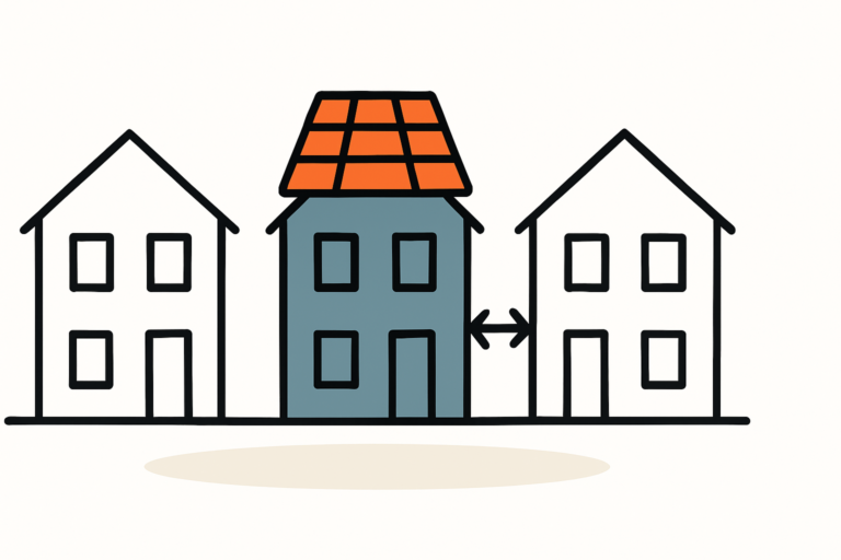 PV Anbieter für Reihenhäuser finden Experten für schmale Dächer