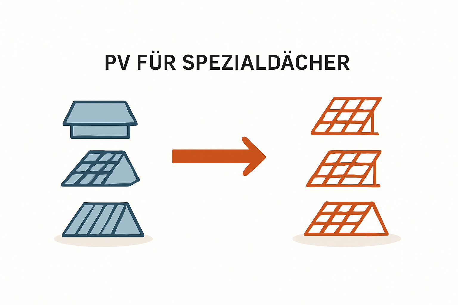 PV-Anbieter finden für spezielle Dachtypen wie Flachdach und Schieferdach