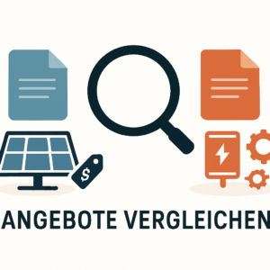 Checkliste zum Vergleich von Angeboten regionaler PV-Anbieter