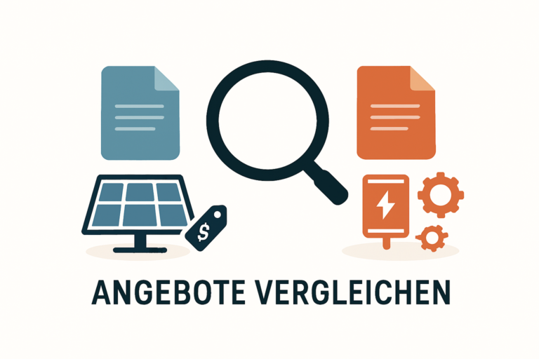 Checkliste zum Vergleich von Angeboten regionaler PV-Anbieter