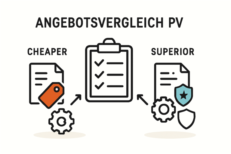 PV-Anlage Angebote vergleichen und besten Anbieter wählen