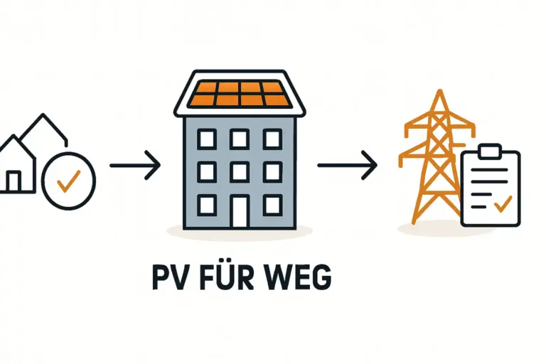 Anmeldung einer PV-Anlage für eine Eigentümergemeinschaft verstehen