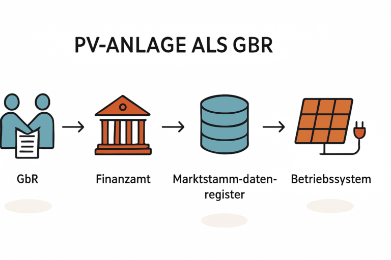 PV-Anlage als GbR anmelden Grundlagen und Ablauf