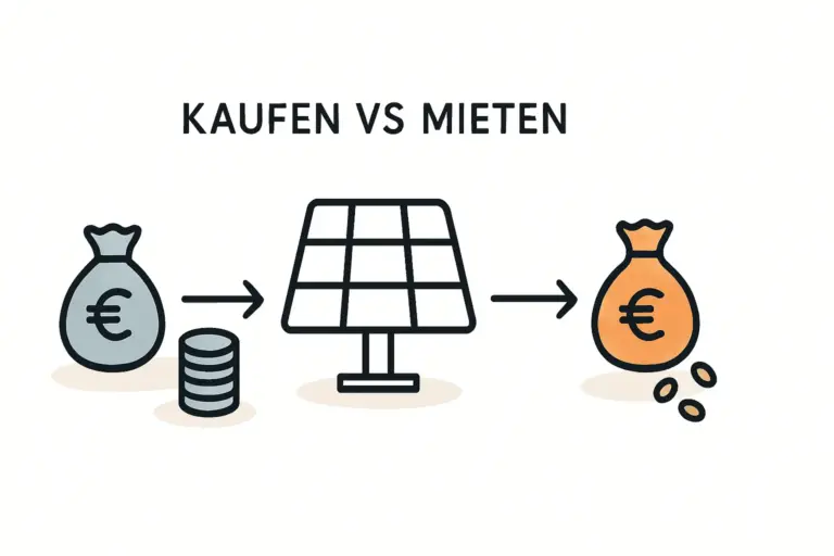 PV-Anlage kaufen, mieten oder leasen Vergleich