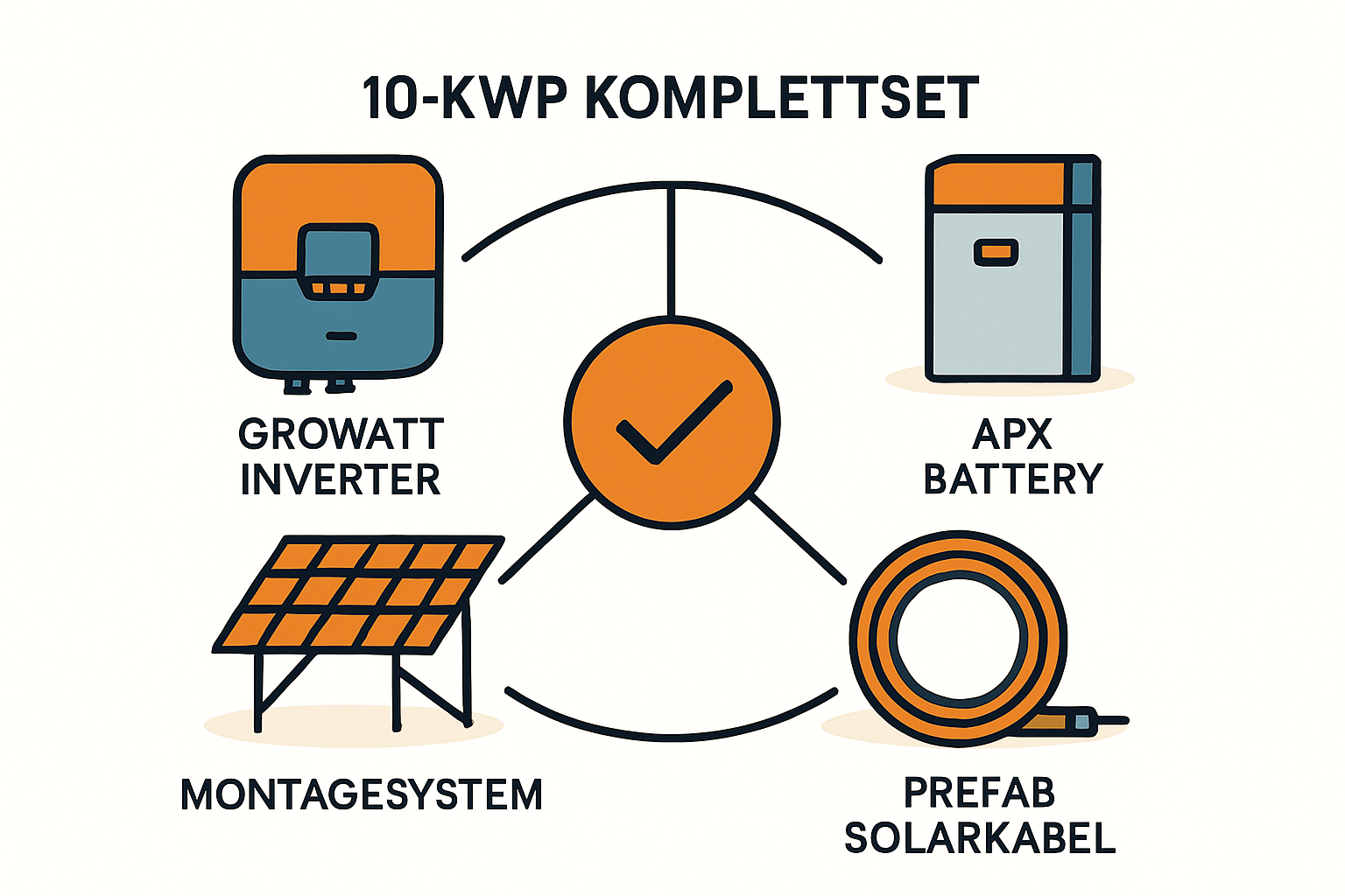 Perfekt abgestimmtes Komplettset