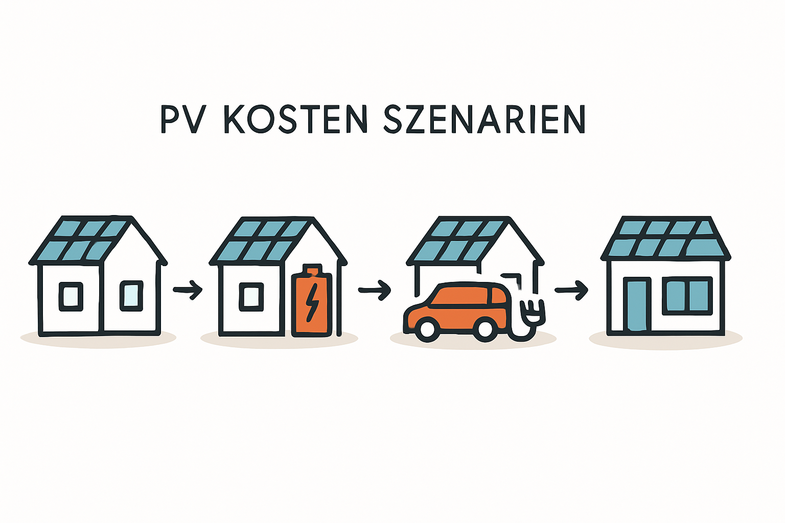 PV-Anlage Kosten 4 realistische Beispielrechnungen