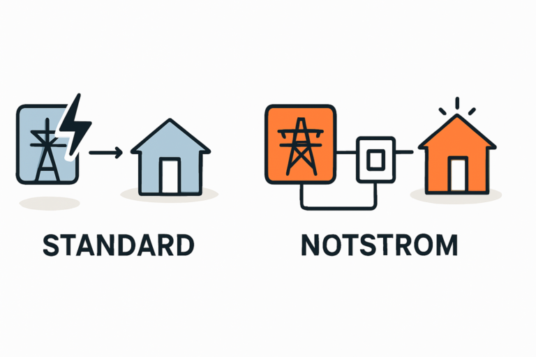 Kosten einer PV-Anlage mit echter Notstromfunktion