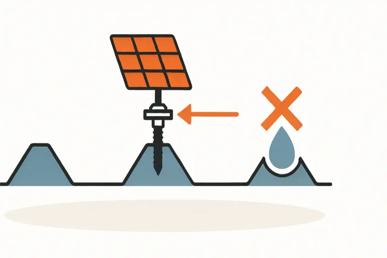 PV-Anlage auf Trapezblechdächern sicher montieren