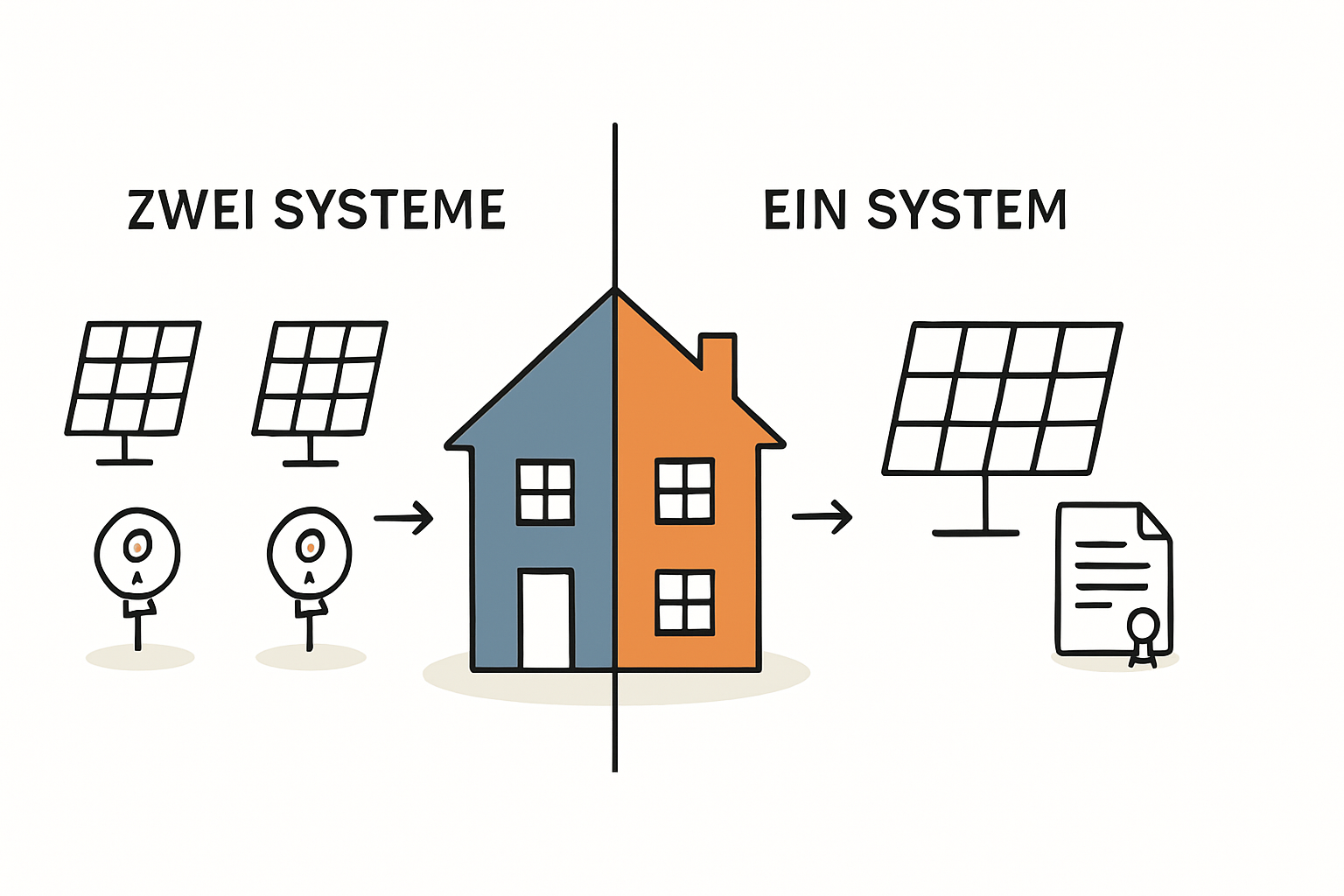 Kaufratgeber für Photovoltaik bei Doppelhaushälften
