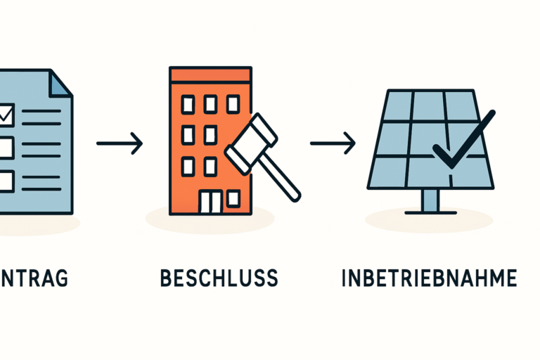 Photovoltaik in WEG sinnvoll anmelden und starten