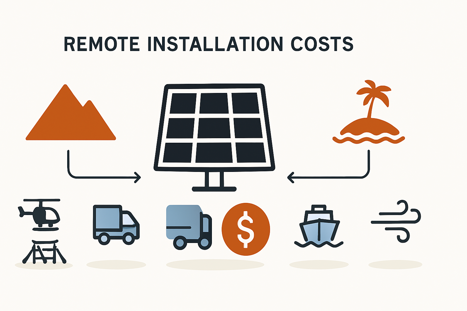 Photovoltaik in Bergen und auf Inseln verstehen