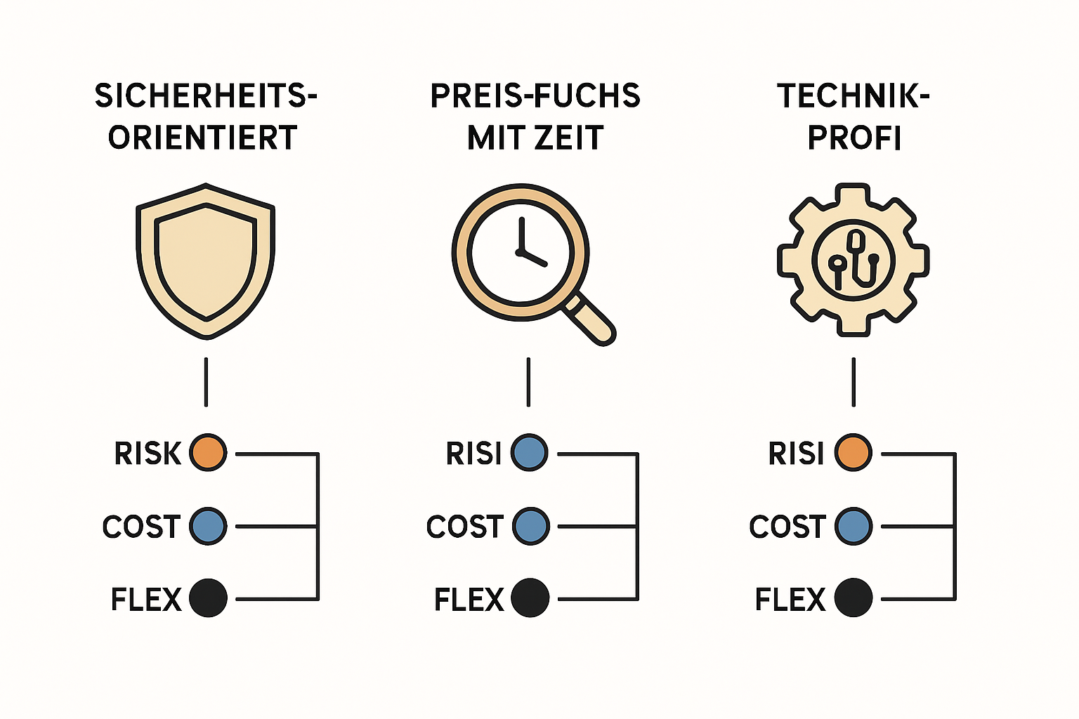 Direkter Vergleich: Komplettset bietet geringeren Planungsaufwand und Risiko, Einzelkauf maximale Flexibilität