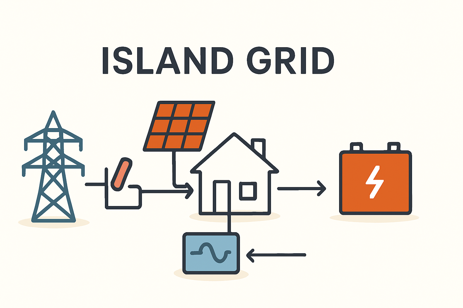 Wie PV-Anlage Speicher und Hausnetz bei Stromausfall funktionieren