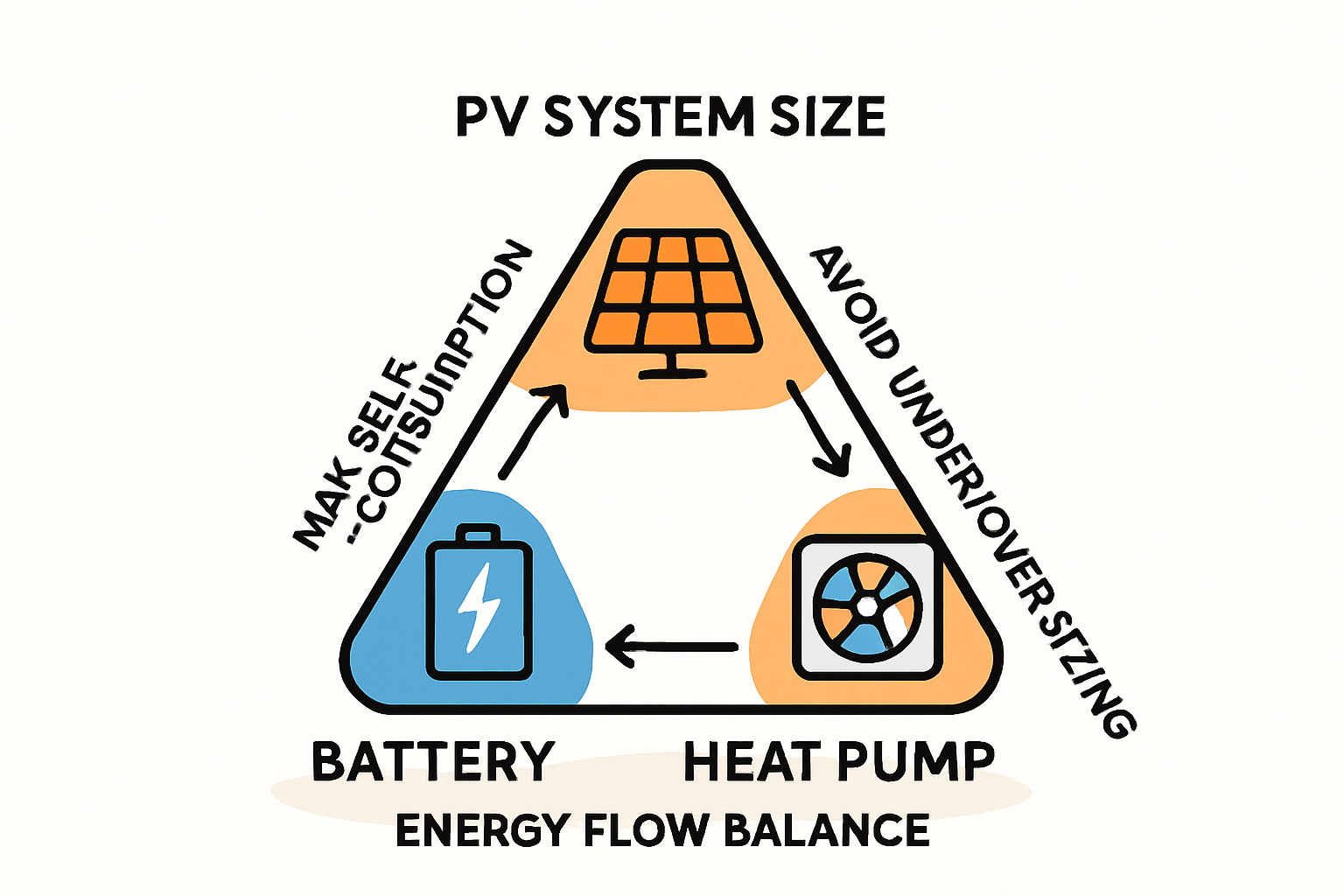 Das magische Dreieck: PV-Anlage, Speicher und Wärmepumpe verstehen