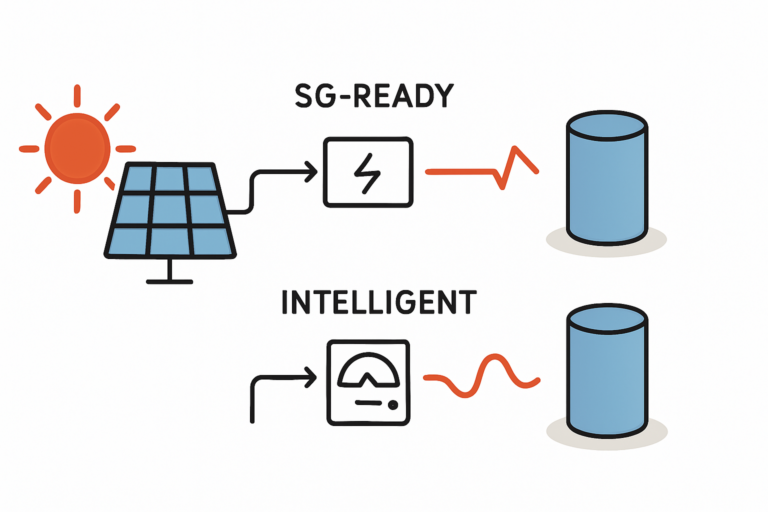 PV-Überschuss fürs Warmwasser nutzen Vergleich von SG-Ready und Heizstäben