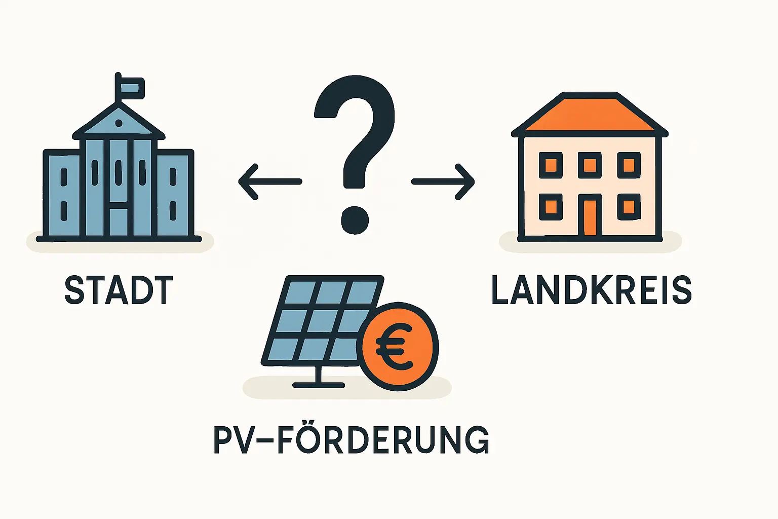 Welcher PV-Zuschuss ist für Sie zuständig