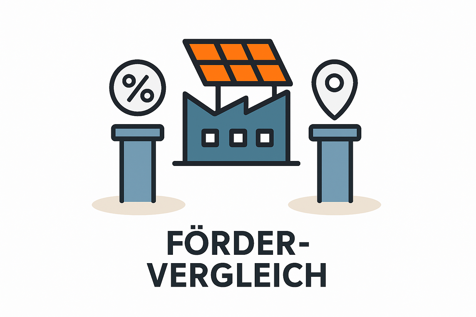 Regionale Förderungen und Steuervorteile für Gewerbe-PV im Vergleich
