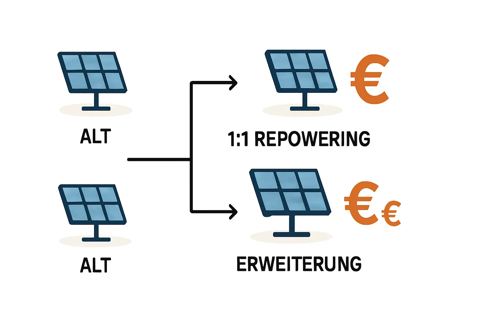 Repowering von PV-Anlagen und EEG-Vergütungssatz verstehen