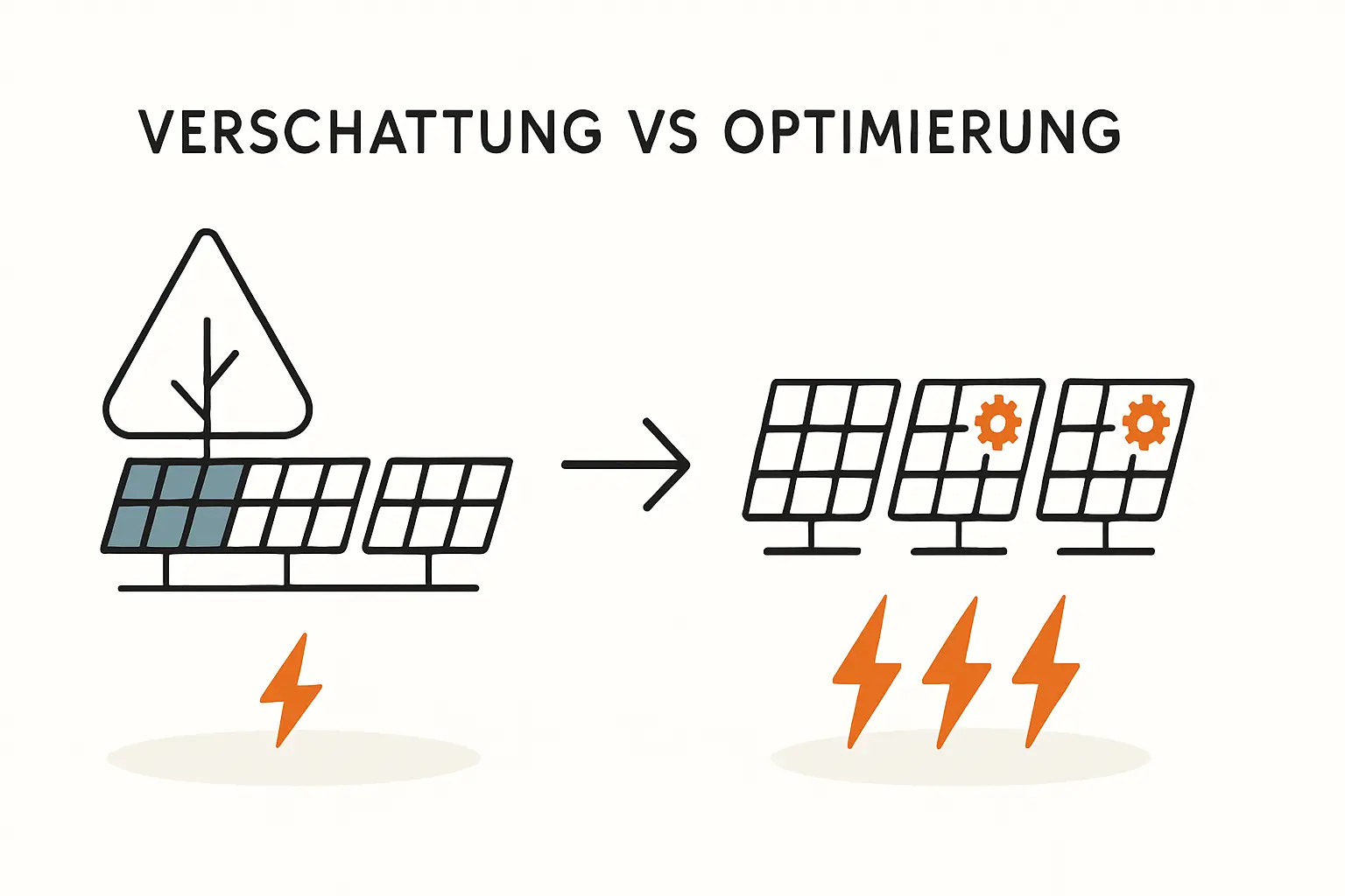 Saisonale Verschattung durch Bäume bei Photovoltaik verstehen
