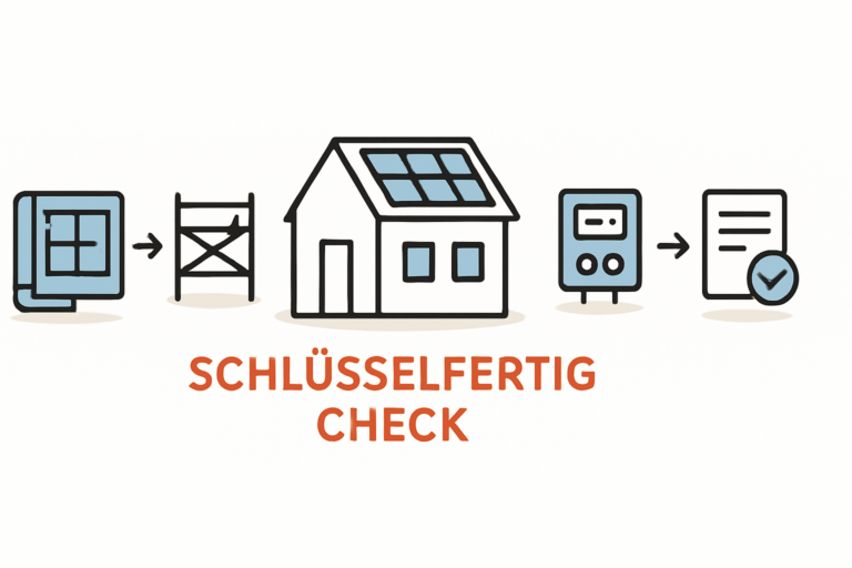 Schlüsselfertig bei PV Angebot Leistungen verstehen