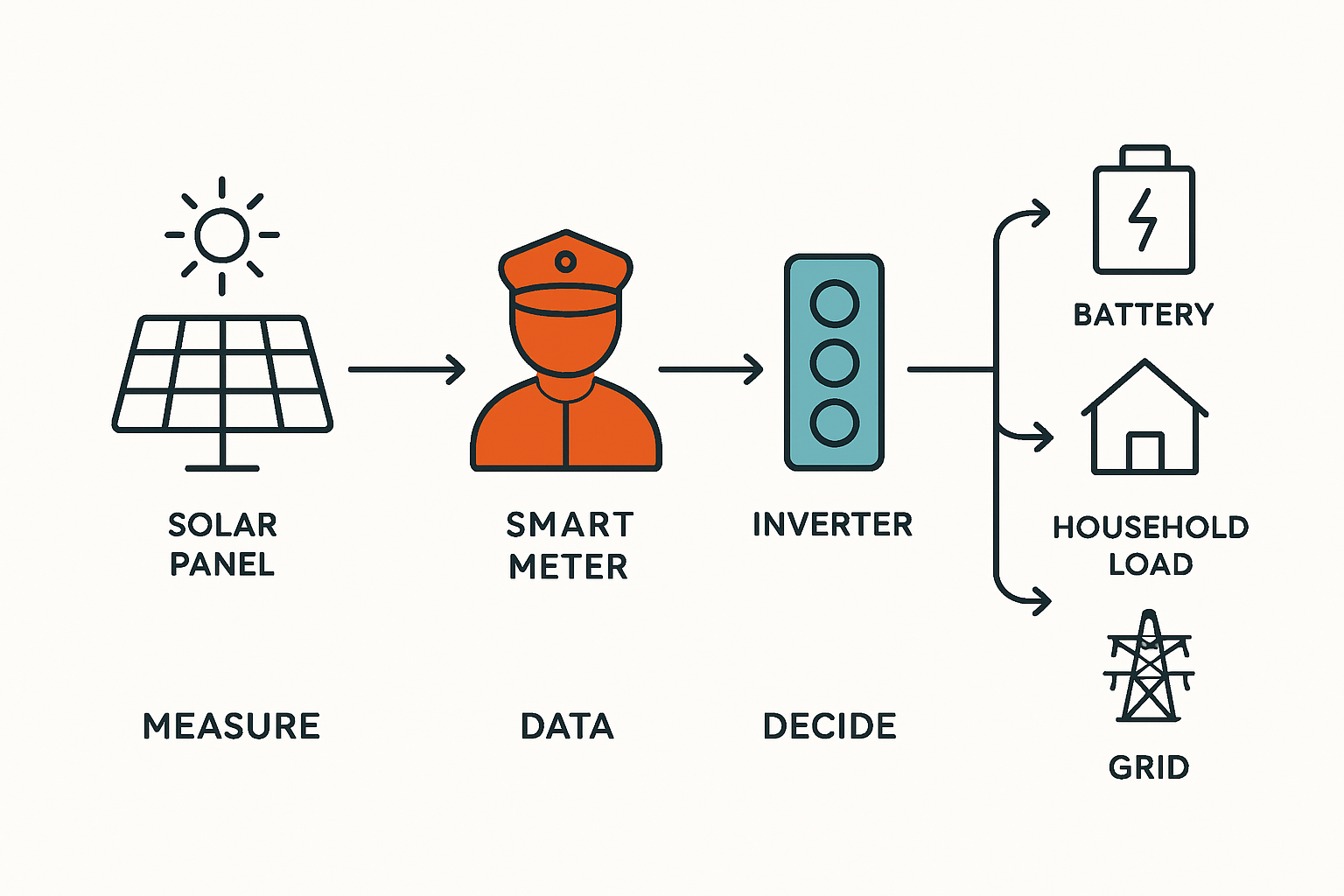 Smart Meter an Netzanschlusspunkt