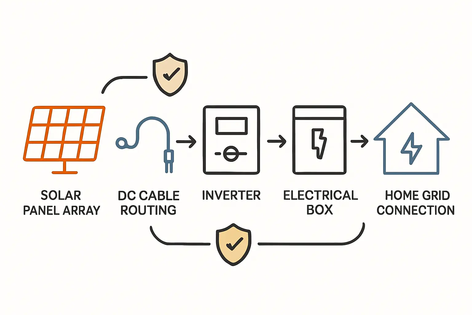 Nahaufnahme der Befestigung einer Montageschiene auf einem Trapezblechdach eines Carports