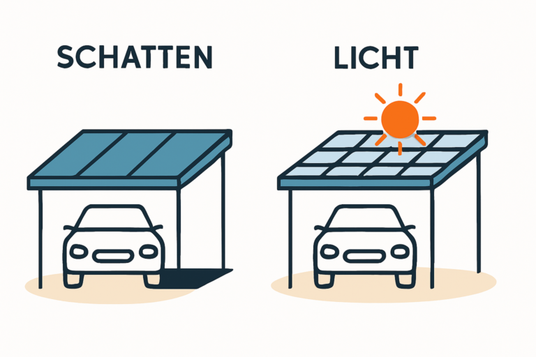Solaranlage auf Carport oder Pergola planen
