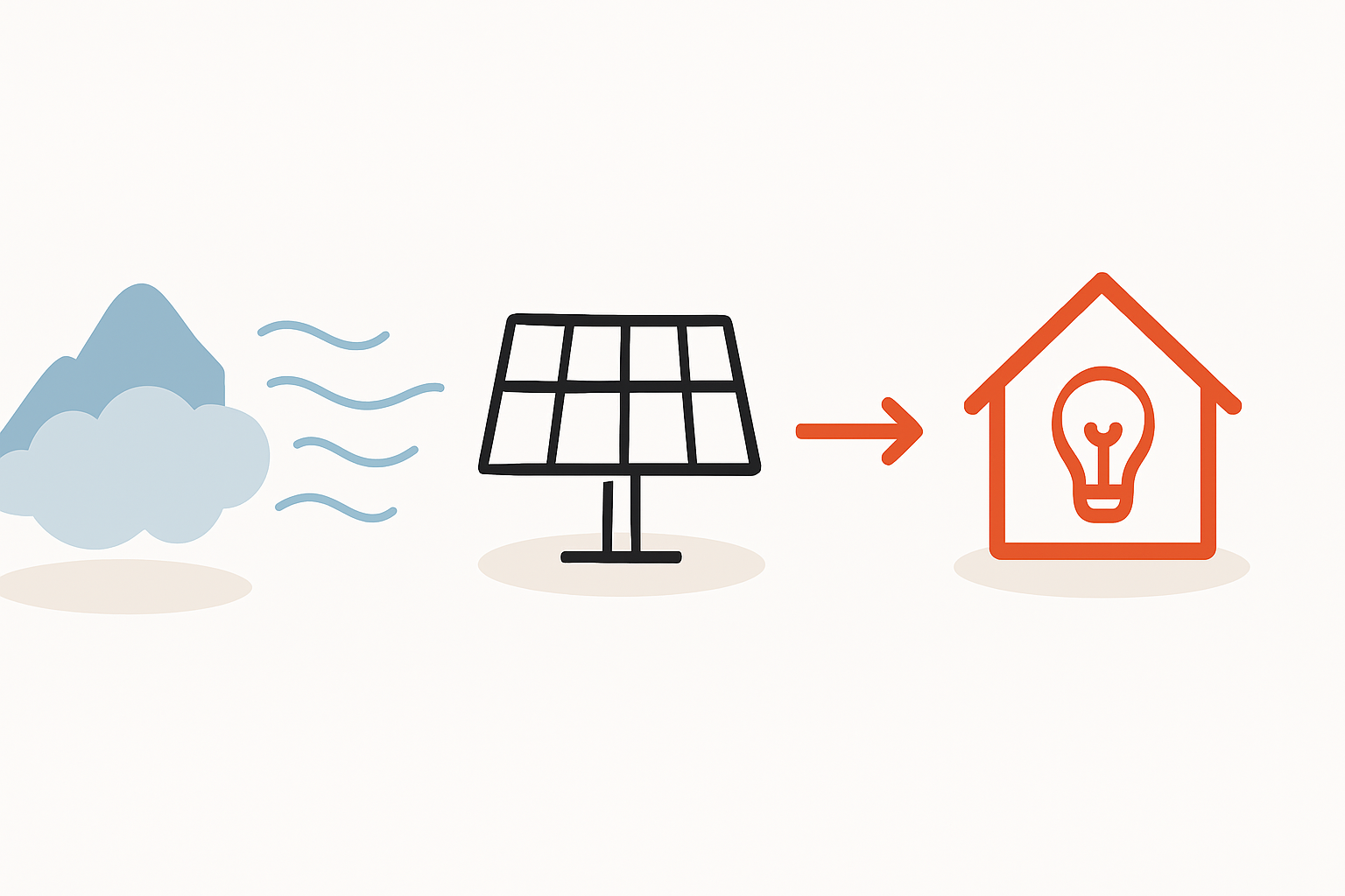Solarertrag bei Nebel in Flusstälern und Voralpenland