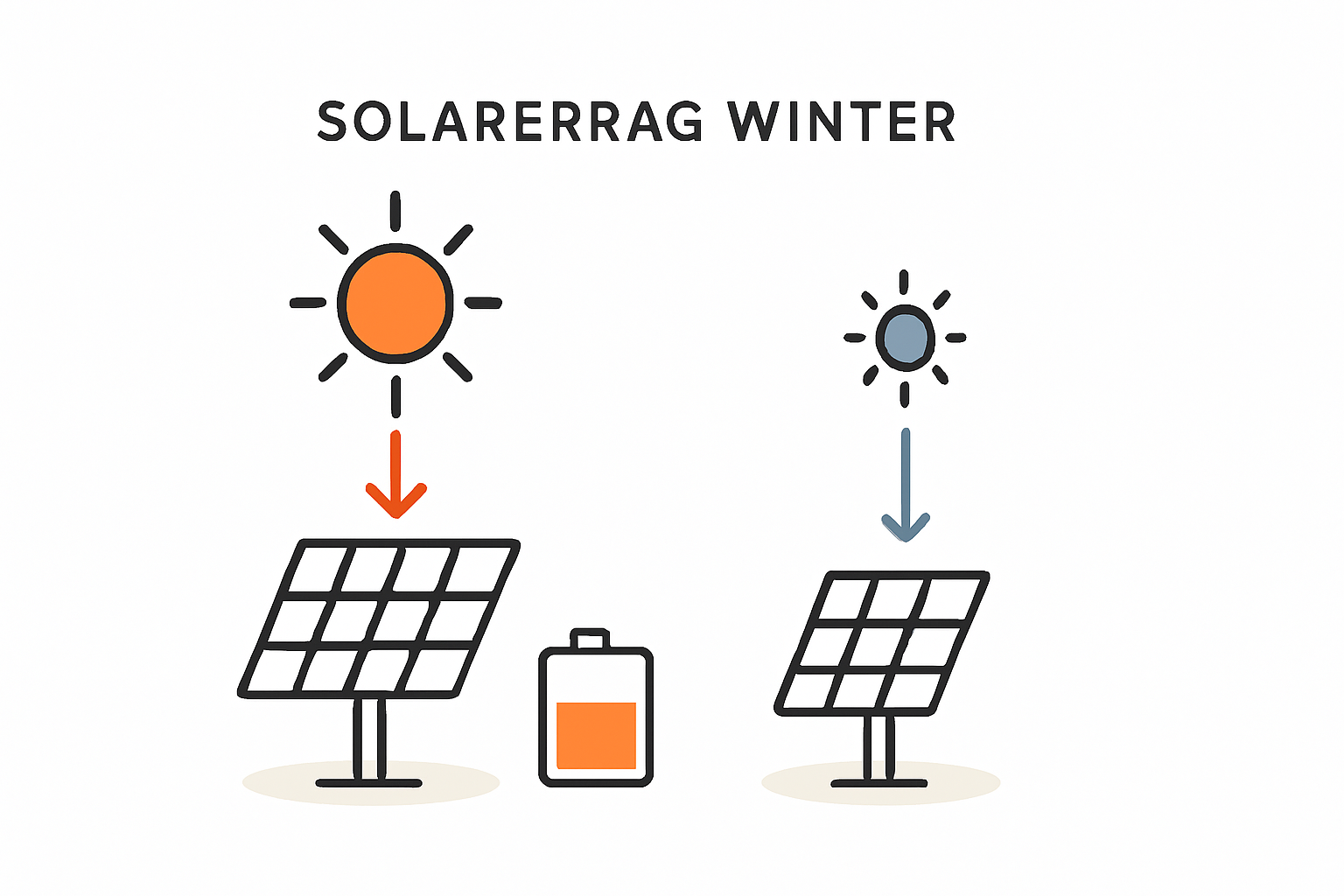 Solarertrag im Winter verstehen und realistisch einschätzen