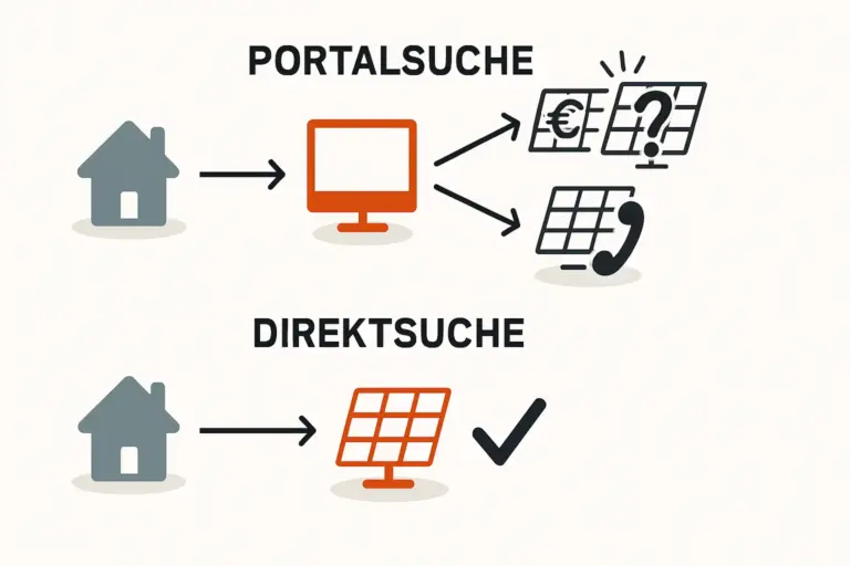 Online-Portale zur Solarteur-Suche erklärt