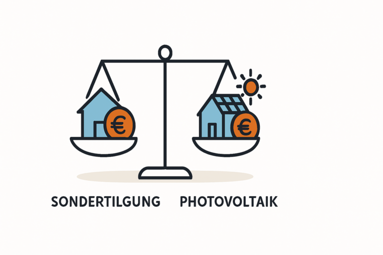 Sondertilgung oder Photovoltaik Finanzstrategie für Eigenheimbesitzer